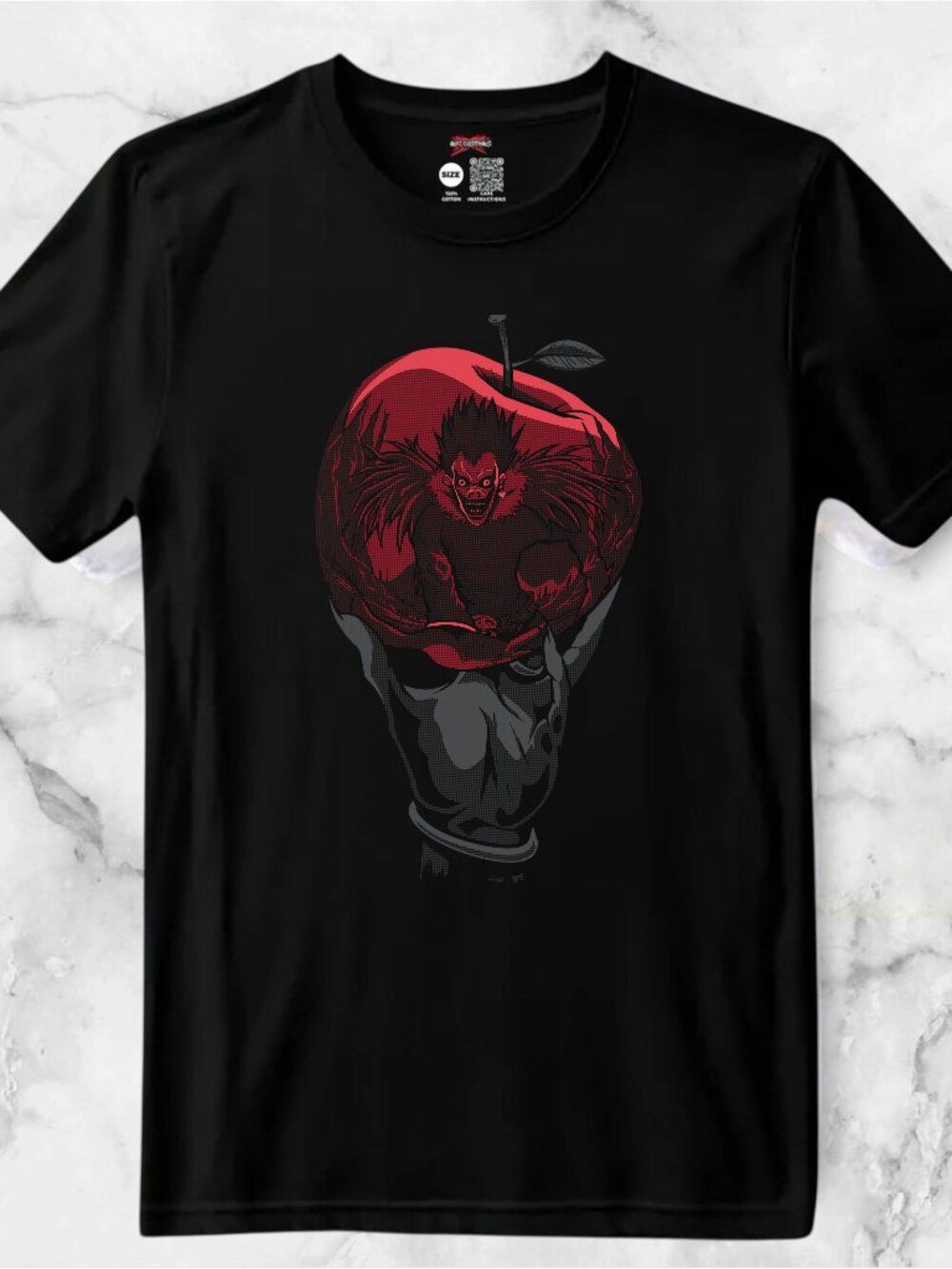 Ryuk Apple (Death Note) Anime Custom T-shirt